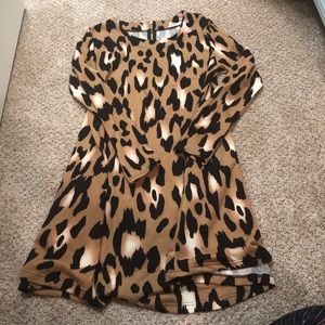 Leopard tunic/dress